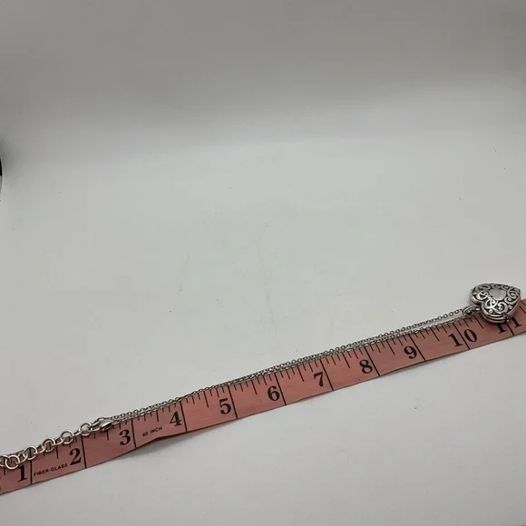 Brighton Sweet Memory Silver Plated Heart Locket Necklace - Picture 6 of 6